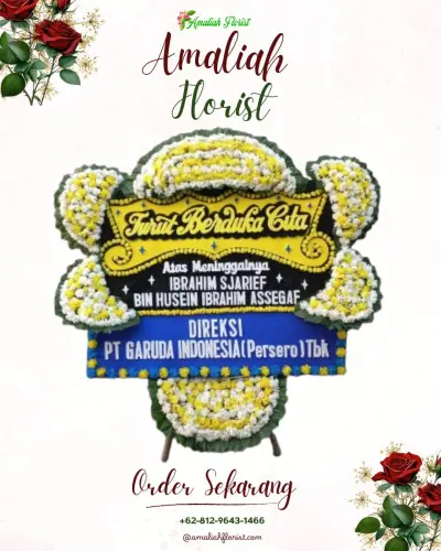 Papan Bunga Duka di Pondok Besi